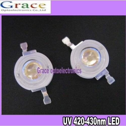 10pcs 3w High Power UV violet LED 420-430nm Aquarium fish tank