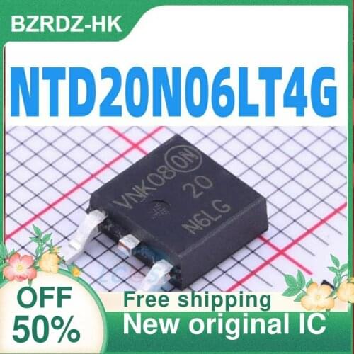 2-10PCS/lot NTD20N06LT4G NTD20N06 TO-252 New original IC