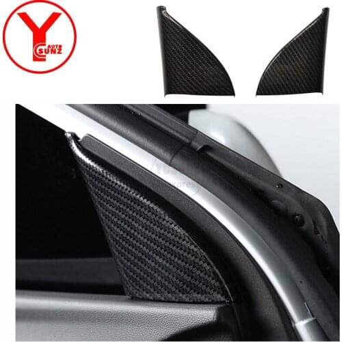 ABS carbon car triangle cover For Renault Kadjar Dynamique 2015 2016 2017 accessories interior parts For Renault Kadjar YCSUNZ