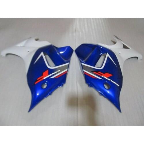 Side Fairing parts for Kantana GSXF650 GSX650F 08 09 10 11 12 GSX 650F 2008 2012 ABS White blue Fairings set SU02