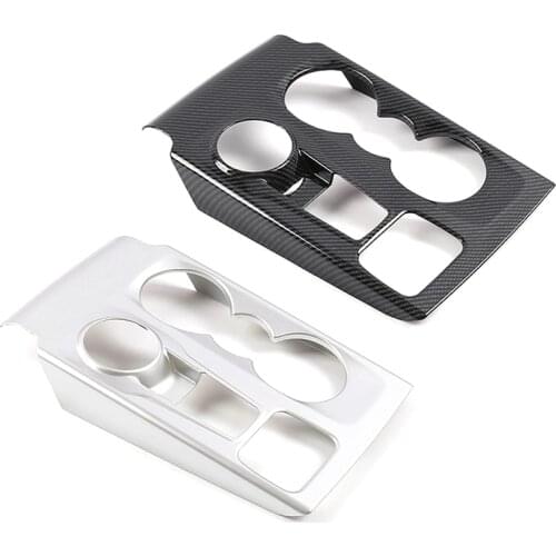 For Ford Focus 2019 2020 Mk4 Gear Shift Box Center Control Panel Water Cup Frame Accessories