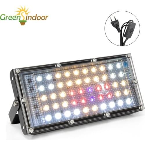 800W Phytolamp For Plants Orchids LED Grow Light With EU US Plug White Blue Red Lights Grow Lamp Phyto Growing Indoor Aquarium