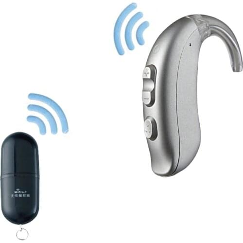 DIY Wireless Fitting Function 20 Channels 20 Bands 4 Memories Digital Bluetooth Programming Large Power BTE Hearing Aid