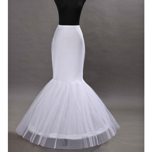 Hot Sale Cheap 2021Mermaid Wedding Petticoat Bridal Accessories Underskirt Crinoline Petticoats for Wedding Dresses Jupon