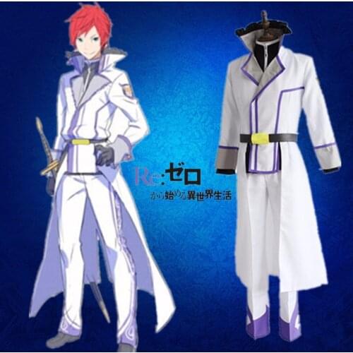 Re:Zero kara Hajimeru Isekai Seikatsu reinhard van astrea Cosplay Costume Full Set Dress With Top and Pants