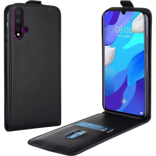 Flip Leather Case for Huawei Honor 20 YAL-L21 YAL-AL00 YAL-TL00 6.26'' Vertical Cover for Honor20 Case Phone Bag
