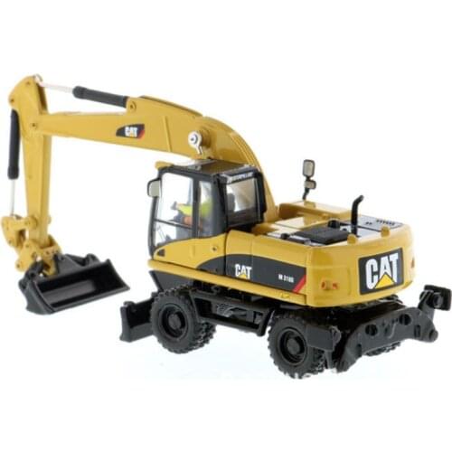1:87 Scale Metal Excavator&bulldozer CAT M318D Wheel High Line Construction Truck For Series 85177 Type Kids Toys Collection