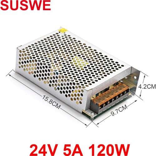 Module power DIN rail short circuit protection constant voltage output 5v-36v 48V 30W 15W 144W universal adaptation SUSWE