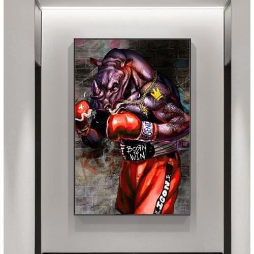 Born To Win Motivational Art Canvas Painting on The Wall Posters and Prints Wall Art Decorative Picture for Living Room Decor