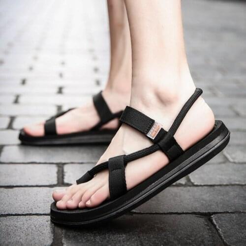 Men Sandalias Hombre Gladiator Sandals for Male Summer Roman Beach Shoes