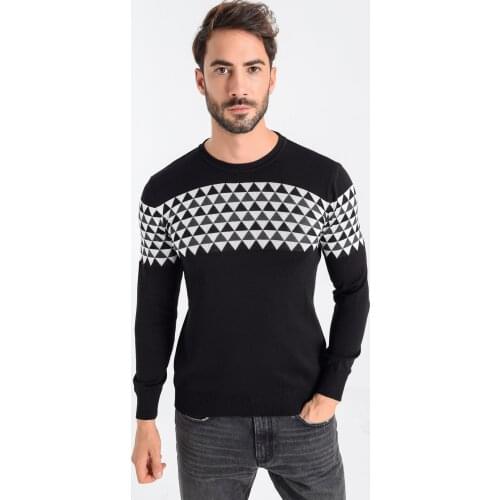 Heyss O Neck Male Knitwear Sweater