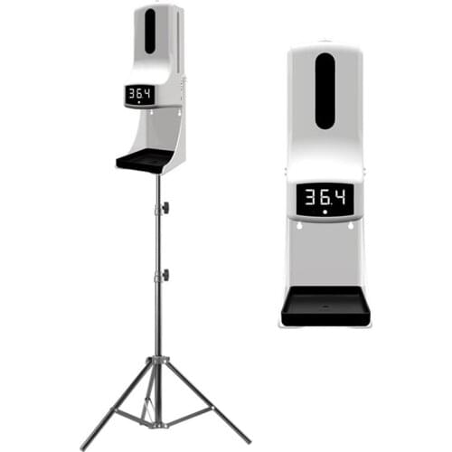 K9 Pro Infrared Hand Temperature Measurement with Liquid Soap Dispenser Wall-Mounted for Home Schools and Communities