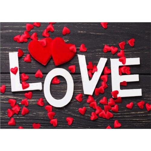 New hot Scenery 5D DIY Diamond Painting I LOVE YOU Card Diamond Embroidery Cross Stitch Full Rhinestone Mosaic Home Decor Gift