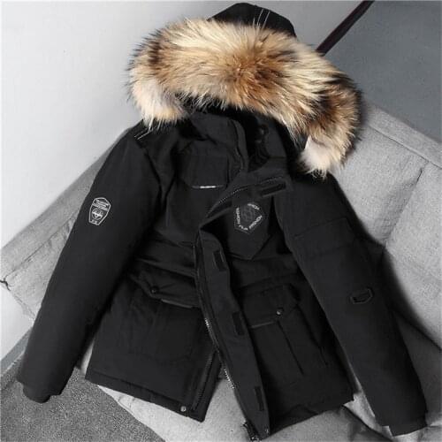 Coat Men Winter Fur Thicken Long Parka abrigo hombre hot sale men clothes hooded windproof keep warm overcoats winter jackets