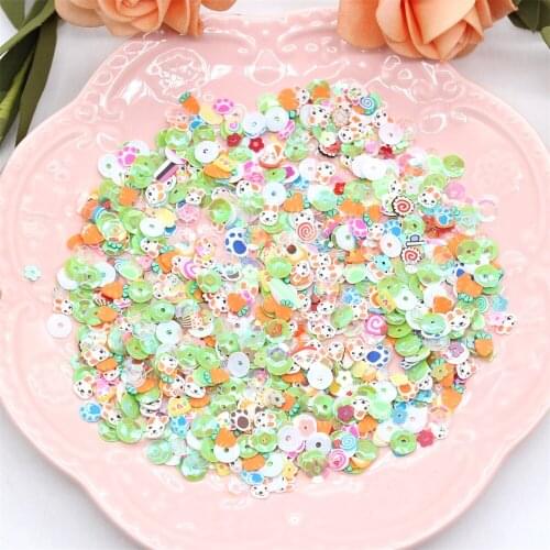 ZFPARTY Easter Sequins for DIY Card Making Craft Color Collection