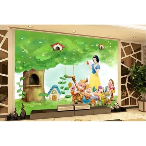Custom papel DE parede infantil princess for the sitting room TV children room wall vinyl papel DE parede