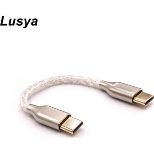 Portable decoding amp audio cable gold-plated OTG cable Type-c to typec/Micro T1613