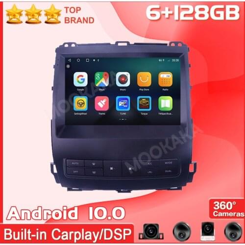 6+128GB Android 10.0 For LEXUS GX470 2002-2009 Radio GPS Navigation Multimedia Player Radio Tape Auto Stereo Headunit Carplay