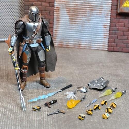 16cm Star wars Mandalorian anime actie & toy figures model toys for children