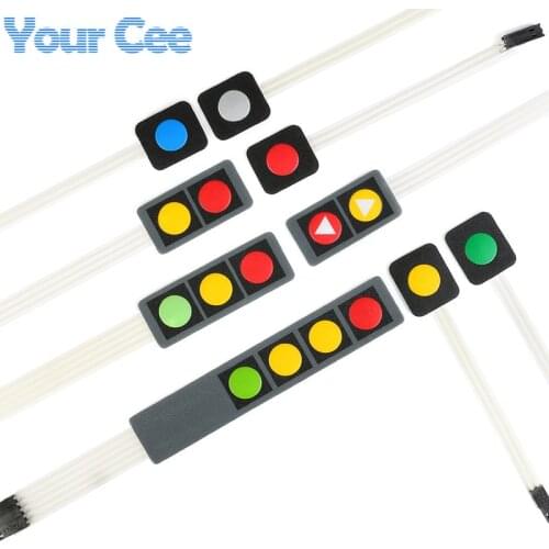 1 2 3 4 Key Button Membrane Switch Matrix Array Keyboard Keypad Control Panel Pad DIY Kit For Arduino 2018 New