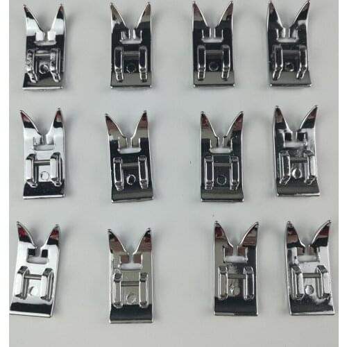 10PCS Sewing Accessories Home Supplies DIY Tool Metal Zig Zag Snap on Presser Foot Feet for Sewing Machine Brother Singer for