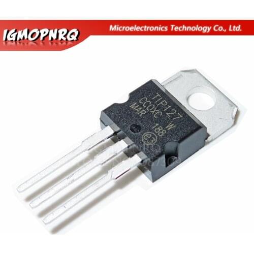 10pcs TIP127 TO-220 Darlington Transistors PNP Epitaxial Darl new original