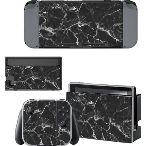 4 Styles Marble Style Vinyl Decal Skin Sticker For Nintendo Switch NS NX Console Protector Game Accessoriy NintendoSwitch