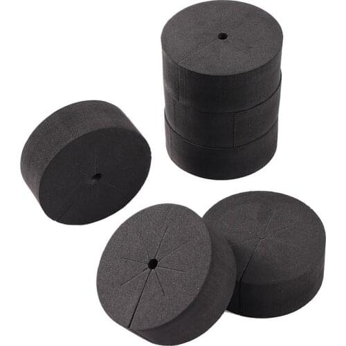 48*19mm Soilless Hydroponic Cultivation Seedling Sponge Garden Vegetables Germination Neoprene Inserts Sponge Clone Collar 40Pcs