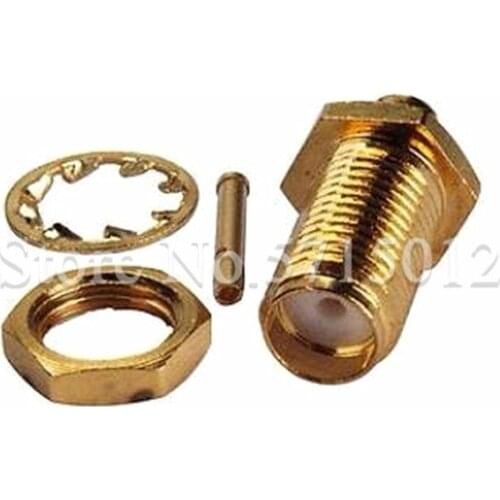 5pcs SMA-KYB3 RF Coaxial Connector Adapter RG141 RG402 Semi-rigid Electric Wire Cable SMA Famale External Screw Junctor