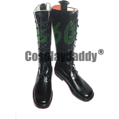 Final Fantasy XV Noctis Lucis Caelum Black Boots Cosplay Shoes S008