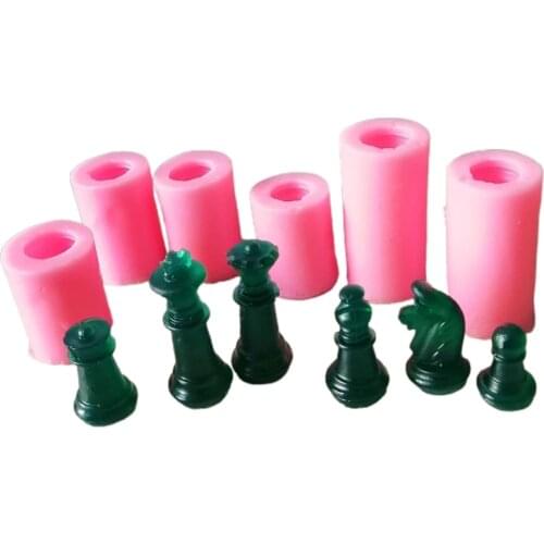 DIY Crafts Jewelry Making Tool Handmade Silicone Mould International Chess Epoxy Resin Mold