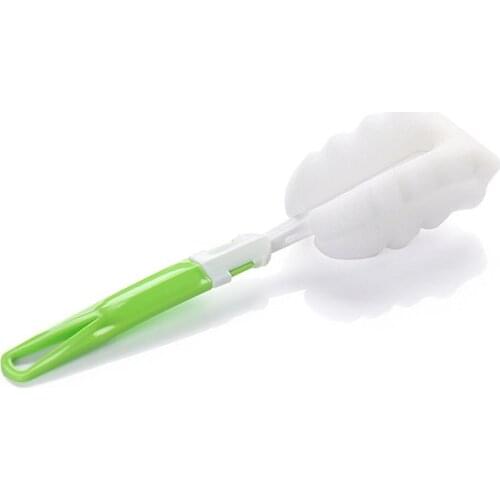 Cup Sponge Brush Handle Bottle Brush Kitchen Tableware Cleaning Tool