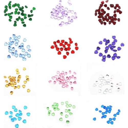 Rhinestone glass crystal Floating Charms birthstone 120pcs/lot For Living Glass Memory Floating Lockets Necklace DIY Jewelry