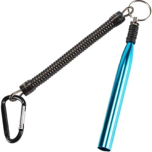 Worm Rig Tool Anti-lost Wear-resistant Aluminium Alloy Wacky Worm Rig Tool with 100 O-Rings for Fishing Worm Rig Tool