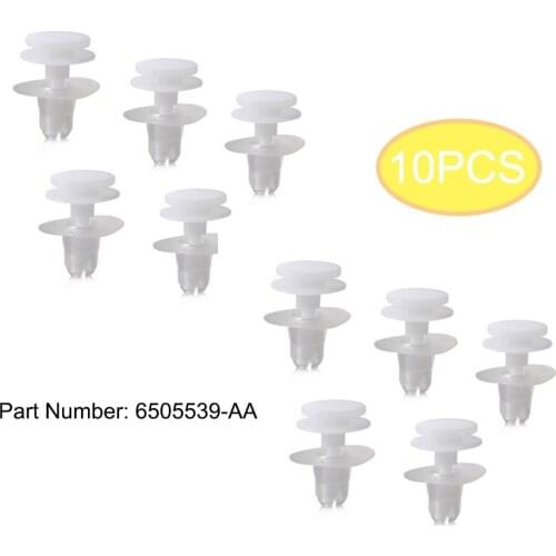 JEAZEA 10Pcs 6505539-AA Nylon Door Panel Push Type Retainer Clips For Jeep Grand Cherokee 1999 - 2014 2015 2016 2017 2018 2019