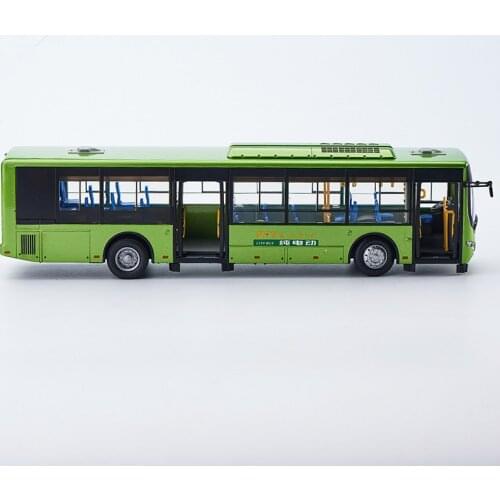 Collectible Alloy Model Gift 1:42 Original Yutong E12 Pure Electric Bus City Transit Bus Vehicle DieCast Toy Model Decoration