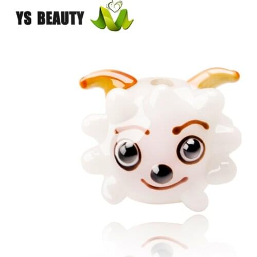 Pleasant Goat beads Japanese style handmade glass beads DIY cartoon beads hand-woven jewelry original charm accessories