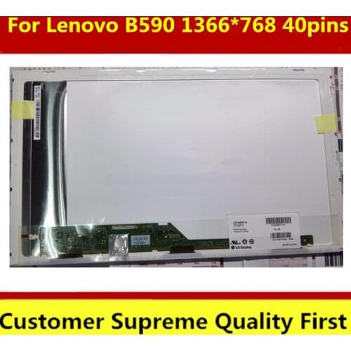 15.6" Laptop LCD Screen Matrix For Lenovo B590 59366614 LED Display test before sending 1366*768 40pins