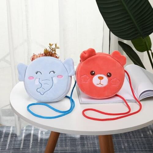 New Plush Cartoon Shoulder Bag Boys Crossbody Messenger Bags for Girls Party Gift Fashion Shiny Rainbow Unicorn Handbag Purse