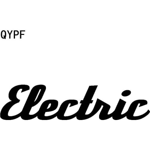 QYPF 18.6cm*4.4cm New In Order To Be Different Electric Personality Pattern Battery Tide Vivid Vinyl Car Sticker Decal C18-0976