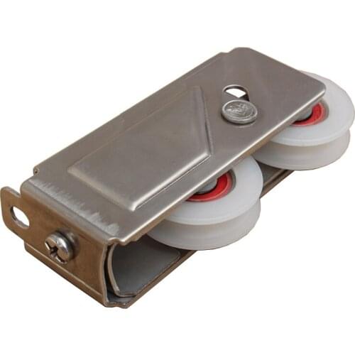 Sliding door plastic steel window pulley Aluminum alloy doors and windows wheel muted nylon roller hardware