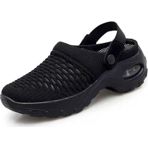 2021 New Women Sandals Casual Increase Cushion Sandals Non-slip Platform Sandal Women Breathable Mesh Outdoor Walking Slippers