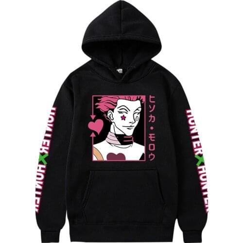 Hot Sale Mens Hoodies Fashion Anime Hunter X Hunter Hisoka Men/Women Sweatshirts Casual Hooded Harajuku Hoodie