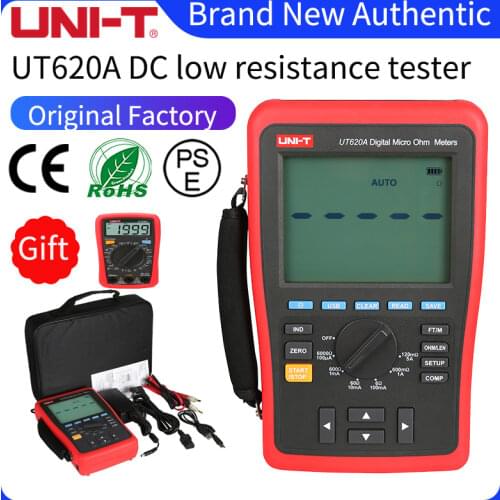UNI-T UT620A high precision 0.25% Kelvin four-wire low resistance and line length tester micro ohmmeter USB