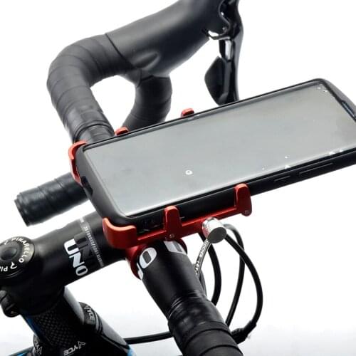 360 Rotating MTB Bicycle Phone Holder Motorcycle Support GPS Bracket for Bike Handlebar Bike Mobile phone stents Aluminum alloy