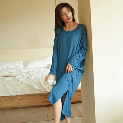 WLWFYWLT Women's Nightgowns Made Of Cotton