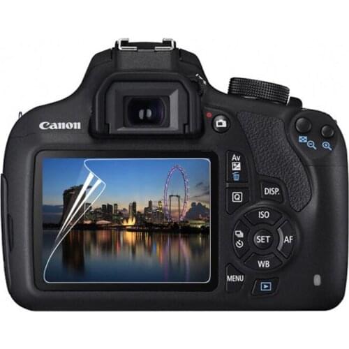 3 x PET Screen Protector Clear Soft Film for Canon EOS 650D 70D 700D 750D 760D 77D 9000D 80D 800D 8000D Kiss X9i X8i X7i X6i 7D2