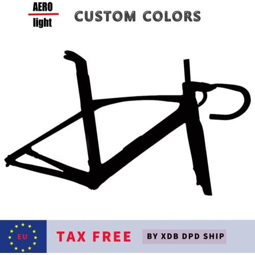 2022 AERO Light SLR Carbon Road Bike Frame Top Model Disc Brake Disk Bicycle Frameset Handlebar Ship DPD XDB