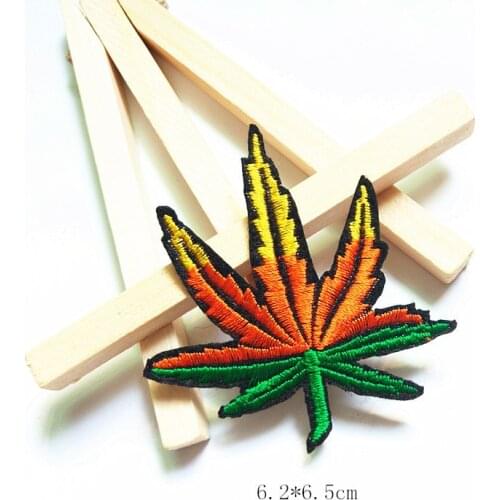 50pcs/Lot Cactus Coconut Tree Embroidery Patches Letters Clothing Decoration Accessories Diy Iron Heat Transfer Applique