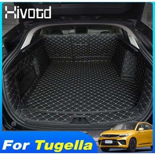 Car Trunk Mats For Geely Tugella,Xingyue,FY11 Rear Trunk Mat Interior Styling Cargo Liner Boot Carpets Accessories 2021-2019